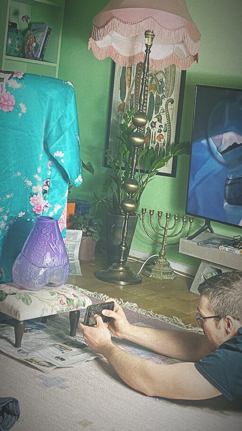 photograph of my own glass work