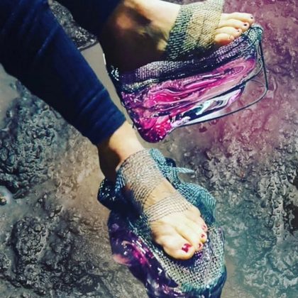 Glass Sandals