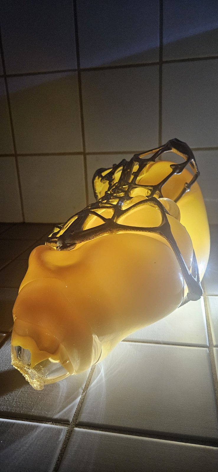 Korsett i blåst glas